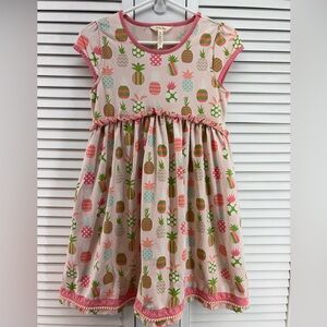 Matilda Jane size 16 Pineapple Print Dress - Pink and Green